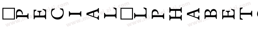 SpecialAlphabets P09 Regular字体转换